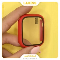 كاور اپل واچ PC Glass سايز 45mm رنگ Red